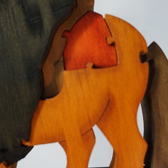 Fernando Botero Wood Puzzle Art Sculpture Man On A Horse Museum of Antioquia - Picture 6 of 9